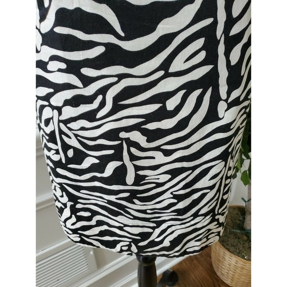 International Concepts Women's Cotton Halter Neck Sleeveless Knee Length Dress 2 - Picture 4 of 11